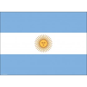 ARGENTINIEN - Platzset Tischset aus FLAGGE - Papier |