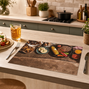BBQ-Tisch – Grillparty-Auswahl - Tischset Papier – Bild 2