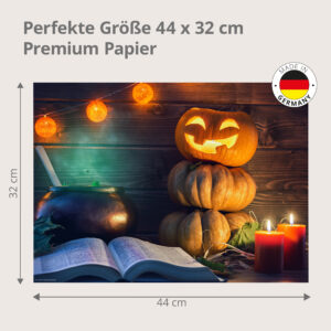 Halloween – magischer Hexenkessel - Tischset Papier – Bild 3
