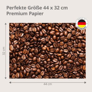 Kaffeebohnen - Tischset Papier – Bild 3