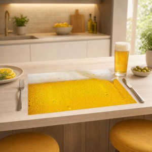 Kaltes Bierglas - Tischset Papier – Bild 2