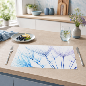 Pusteblume mit Tautropfen - Tischset Papier – Bild 2