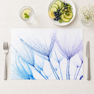 Pusteblume mit Tautropfen - Tischset Papier – Bild 1