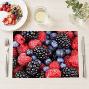 Bunter Sommerbeeren Mix - Tischset Papier – Bild 1