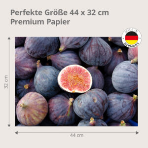 Reife Feigen - Tischset Papier – Bild 3