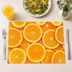 Frische Orangenscheiben - Tischset Papier – Bild 1