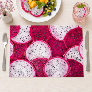 Drachenfrucht-Scheiben - Tischset Papier – Bild 1