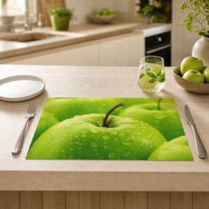 Grüner Apfel - Tischset Papier – Bild 2