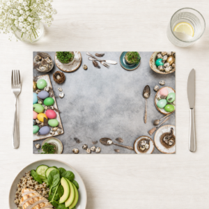 Ostern – Elegantes Oster-Gedeck - Tischset Papier – Bild 1