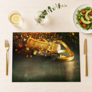 Silvester – Champagner-Korken - Tischset Papier – Bild 1