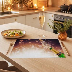 Silvester – Korkenknallen - Tischset Papier – Bild 2