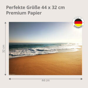 Meer und Strand - Tischset Papier – Bild 3
