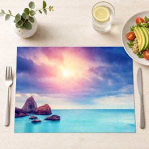 Sonnenuntergang in der Karibik - Tischset Papier – Bild 1