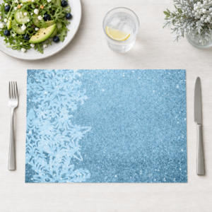 Schneeflocken links - Tischset Papier – Bild 1