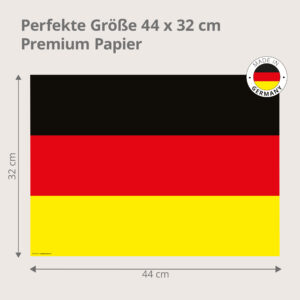Flagge – Deutschland - Tischset Papier – Bild 3