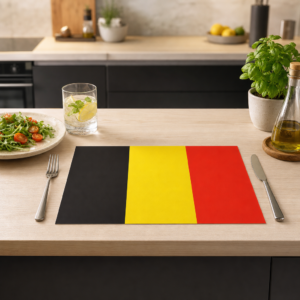 Flagge – Belgien - Tischset Papier – Bild 2