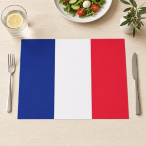 Flagge – Frankreich - Tischset Papier – Bild 1