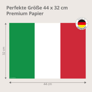 Flagge – Italien - Tischset Papier – Bild 3