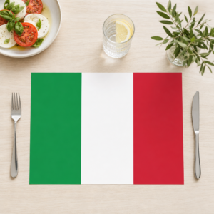 Flagge – Italien - Tischset Papier – Bild 1