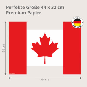 Flagge – Kanada - Tischset Papier – Bild 3