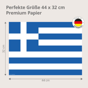 Flagge – Griechenland - Tischset Papier – Bild 3