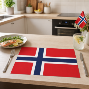 Flagge – Norwegen - Tischset Papier – Bild 2
