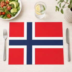 Flagge – Norwegen - Tischset Papier – Bild 1