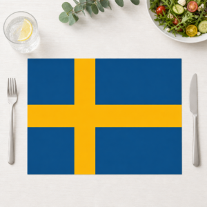 Flagge – Schweden - Tischset Papier – Bild 1