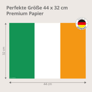 Flagge – Irland - Tischset Papier – Bild 3