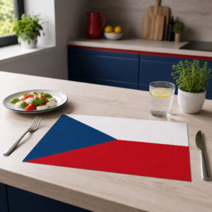 Flagge – Tschechien - Tischset Papier – Bild 2