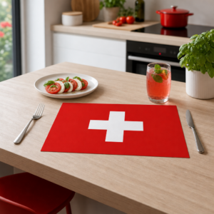 Flagge – Schweiz - Tischset Papier – Bild 2