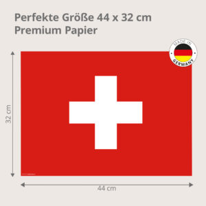 Flagge – Schweiz - Tischset Papier – Bild 3