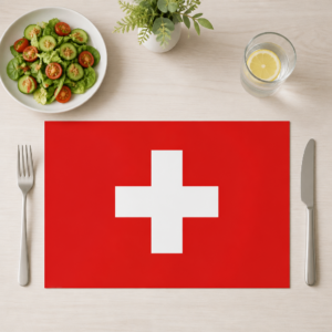 Flagge – Schweiz - Tischset Papier – Bild 1
