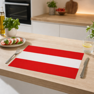 Flagge – Österreich - Tischset Papier – Bild 2