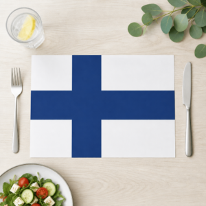 Flagge – Finnland - Tischset Papier – Bild 1