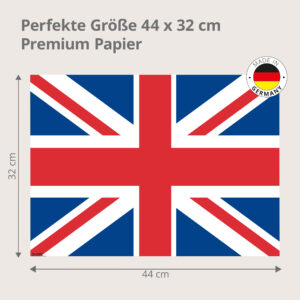 Flagge – Großbritannien - Tischset Papier – Bild 3