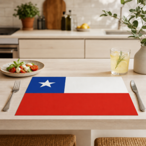 Flagge – Chile - Tischset Papier – Bild 2
