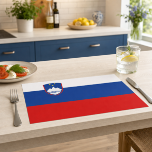 Flagge – Slowenien - Tischset Papier – Bild 2