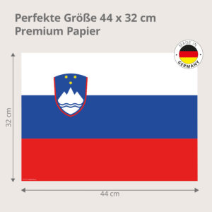 Flagge – Slowenien - Tischset Papier – Bild 3