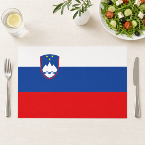Flagge – Slowenien - Tischset Papier – Bild 1