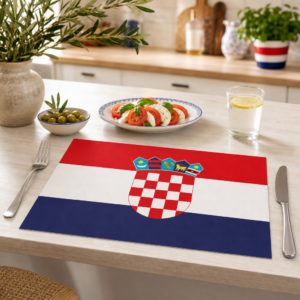 Flagge – Kroatien - Tischset Papier – Bild 2