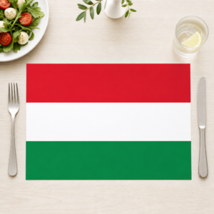 Flagge – Ungarn - Tischset Papier – Bild 1