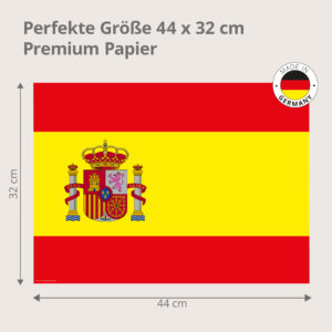 Flagge – Spanien - Tischset Papier – Bild 3