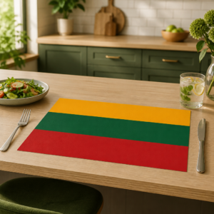 Flagge – Litauen - Tischset Papier – Bild 2