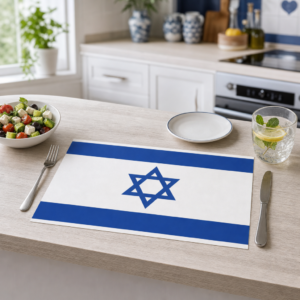 Flagge – Israel - Tischset Papier – Bild 2