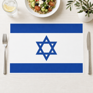 Flagge – Israel - Tischset Papier – Bild 1