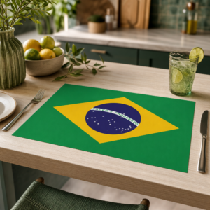 Flagge – Brasilien - Tischset Papier – Bild 2