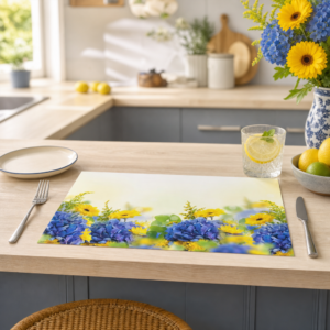 Blumen – Hortensien mix - Tischset Papier – Bild 2