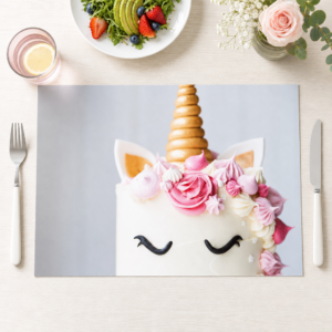 Einhorn Torte - Tischset Papier – Bild 1