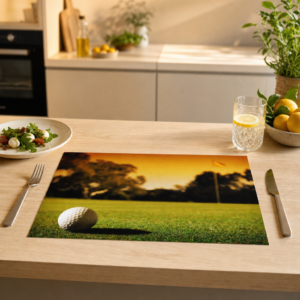 Fairway Sonnenuntergang - Tischset Papier – Bild 2